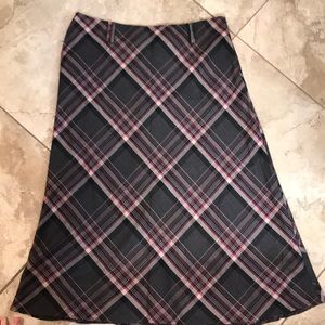 NYCC Plaid Midi Skirt Vintage